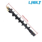 Lablt 6  X 48  Auger Bit 2  Hex Collar Skid Steer Post Hole Digger Attachment Us
