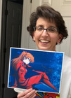 Asuka Langley Evangelion Entry Plug 8 5x11 Print Sign By Tiffany Grant asuka Va