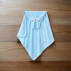 Hooded Bath Towel Blue  1pc Unisex Baby Animal Face Hooded Bath In Blue 