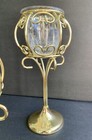 Candle Holder Stands    glass   Gold Tone Votive Tea Light Wedding Home Decor    3