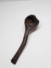 Vintage Primitive Hand Carved Wooden Spoon Rustic Folk Art Farmhouse Scoop 6   