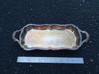 Vintage Silver Plate Footed Serving Dish 14 Inches X 5 Inches