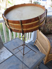Wood Snare Drum 11 Lug 14 X 4 5    1920   s Mahogany   Maple Ludwig  Calfskin Heads