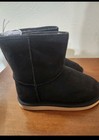 Old Navy Toddler Girls Faux Suede Sherpa Lined Boots Black Jack Size 6