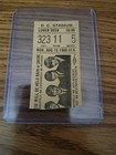 The Beatles Original 1966 Washington D c  Aug  15th Concert Ticket Stub Vg  Cond