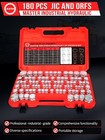 180 Pcs Jic And Orfs Master Industrial Hydraulic Cap And Plug Hose Tube And Pipe