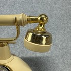 Vintage Electric French Style Princess Rotary Dial Telephone Beige gold Antique