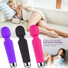 Mini Multi-speed Magic Massager Wand Massage Powerful Full Body Usb Rechargeable