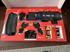 Scx Compact Nascar Tri-oval Super Speedway 1 43 Slot Racing Set Complete Tested