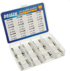 12 Values 60 Pcs Slow Blow Glass Fuses Assortment Kit 6x30 Mm 250v T 0 5a 1a 2a 