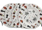 Temp-tations Boofetti Halloween Charger Plates 13  Plastic Set Of 4 New