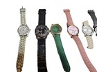 7 Pc Watch Lot And Bands 4 Marked Japan For Parts Or Repair