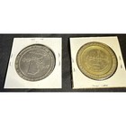 Vintage Las Vegas Casino Token Lot 1988 Arizona Charlie s 2000 Aladdin  1 Gaming