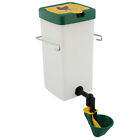 Rural365 Automatic Chicken Waterer System - 1l Green Poultry Watering Cup