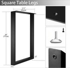 28    Diy Furniture Legs Dining Coffee Table Computer Desk Workbench Meeting Room