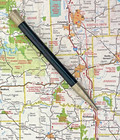 Vintage Circa 1920s Conklin Black Celluloid Mechanical Pencil - Working