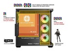 Sama Sv01 Mid Tower Atx Gaming Pc Computer Case Black  4 Addressable Rgb Fans