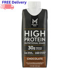 30g High Protein Nutritional Shake Chocolate 11oz 15 Pack Low Sugar Keto Friendl