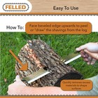 Felled   Draw Shave Knife     8 In Straight Draw Knife Straight Woodworking Tool