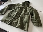 Us Army Military Field Jacket Cold Weather Lined Hooded Size Med Regular Vintage