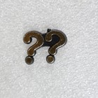 Question Mark    Pinback Button Mystery Symbol Lapel Pin