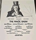 The Magic Show Original Broadway Cast Musical Program Doug Henning Vintage 1974