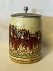 Clydesdales Lidded Stein Csl9 Variant 1976 Ceramarte Brazil