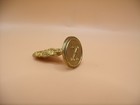 Vintage Brass Old West Font Initial  x  Sealing Wax Stamp Seal