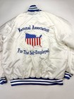 National Association For The Self Employed Quilted Jacket Men L Vintage Rare