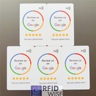 5pcs Contactless Google Review Card With Printable Layer  Tap To Boost Reviews