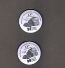Illinois Railway Museum 2003 13th Anniversary Transport 2 Pinbacks