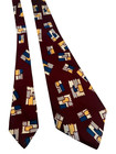 5x 1940s Vintage Neck Ties Lot 1950s Neckties 1920s Swing 30s Rockabilly Tie Lot