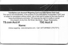Twin Spires Club  Churchill Race Tracks - Silver Vip 2010 W barcode Only