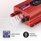 800w 2000w Power Inverter 12v To 110v Lcd 2usb 2ac Converter Adapter Off-gird