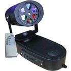 Moving Head Led Gobo Projector - Comes With 4 Changeable Gobos  Christmas  Snowf