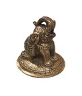 Vintage Antique Brass Bronze Elephant Desk Decor Statue Figurine Paperweight
