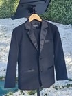 Boys  Tuxedo Suit Set   Jacket   Pants W satin Trim   Regular   Size 16