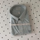 Nwt Gold Label Green Stripped Dress Shirt By Roundtree   Yorke