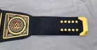 World Heavyweight Championship Black Replica Title Belt 2mm Brass Adult Size
