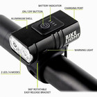 Usb Rechargeable Led Bicycle Headlight Bike Front Rear Light Cycling Lamp Us