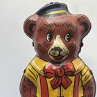 Vintage 1930s J Chein Tin Litho Wind-up Bear Toy Made In Usa As Is