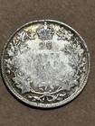 Old Sterling Silver Coin Canada  Quarter 92 5   lot78 