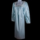 Nwt Vtg Delicates Satin Nightgown Sz S Baby Blue Feminine Lace Trim Jcpenney 