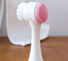 Manual Face Wash Brush Double Sided Facial Blackhead Cleansing Exfoliating Scrub
