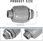 1 2 Inch Liquid Tight Connector Pvc Conduit Fittings Straight 180 Degree Flexibl