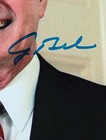 George H w  Bush Signed Photo Autographed 8x10 Presidential 41st President Coa