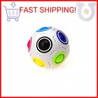 Cuberspeed Rainbow Ball Magic Cube Fidget Toy Puzzle Magic Rainbow Ball Puzzle F