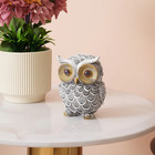 Rare Handmade Carved Owl  Painted Snowy Owl  Home Decor Owl  Christmas Gift