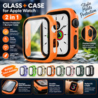 Apple Watch Case With Screen Protector 2in1 Bumper Cover 38 40 41 42 44 45mm