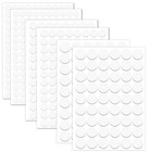580 Pieces Self-adhesive Screw Hole Stickers Pvc Cover Caps Dustproof For White